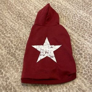 Red star sweatshirt for your little pup.